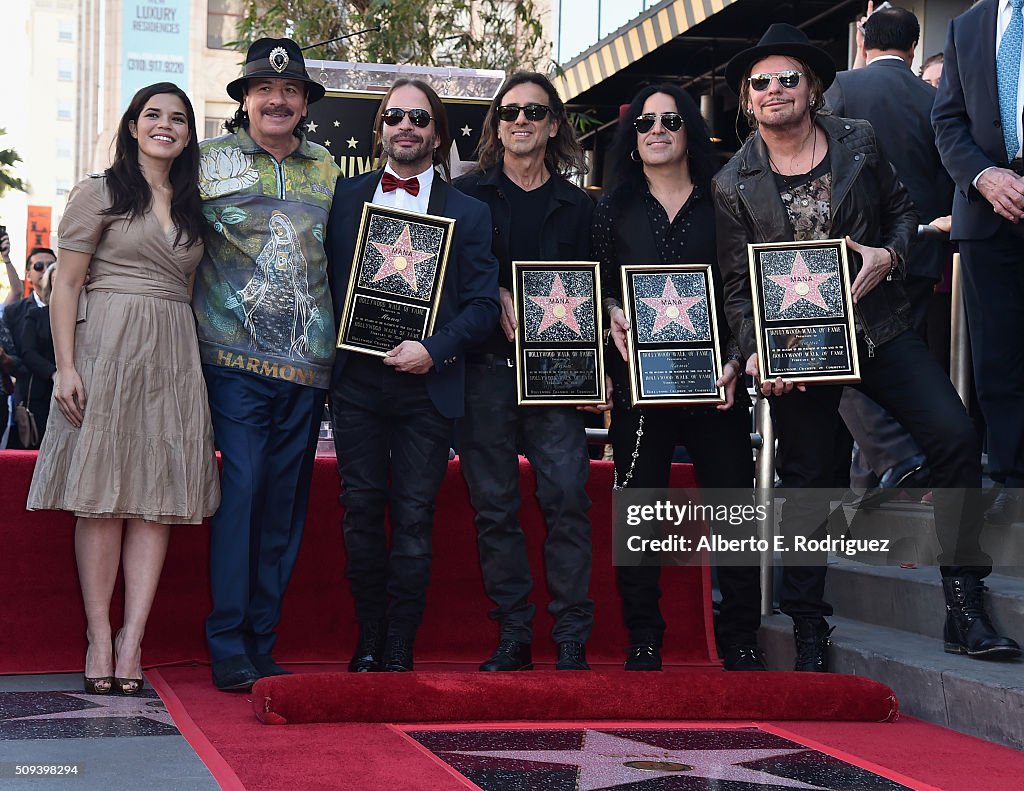 Mana Honored With Star On The Hollywood Walk Of Fame