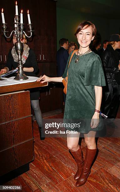 Maike von Bremen attends the Blaue Blume Awards 2016 on February 10, 2016 in Berlin, Germany.