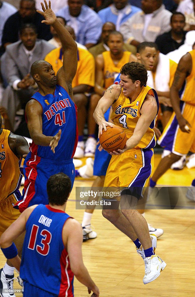 NBA Finals Game 2: Pistons v Lakers