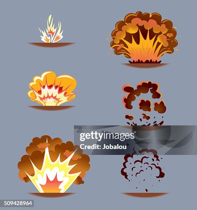 Comic Explosion Effect Sequence Comic Explosion Effect Sequence