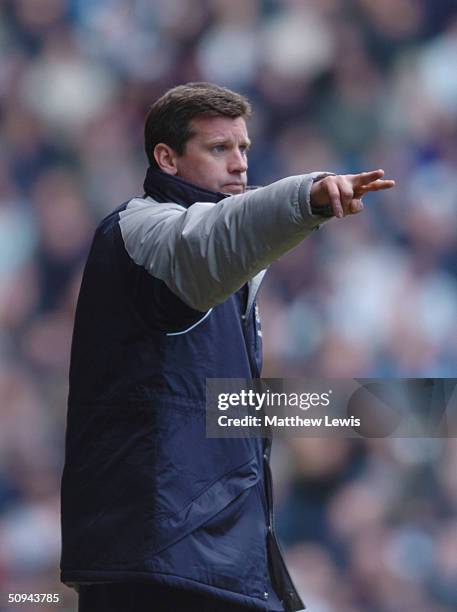 Eric Black manager of Coventry City during the Nationwide Division One match between West Bromwich Albion and Coventry City at The Hawthorns on March...