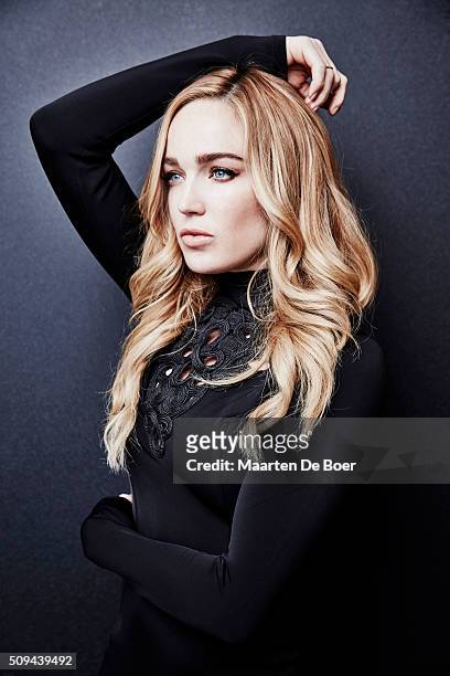 Caity Lotz of CW's 'Legends of Tomorrow' poses in the Getty Images Portrait Studio at the 2016 Winter Television Critics Association press tour at...