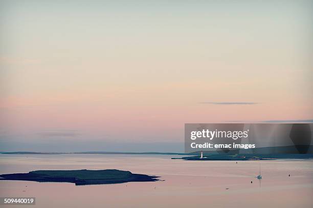 scapa flow sunset - orkney islands bildbanksfoton och bilder