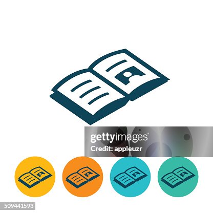 Open Book Icon Open Book Icon