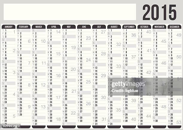 kalender 2015 - fourniture de bureau stock-grafiken, -clipart, -cartoons und -symbole