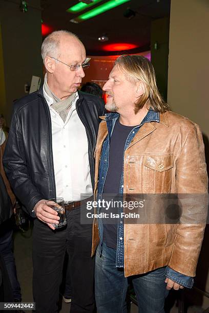 Gottfried Vollmer and Frank Kessler attends the Prelinale Party 2016 on February 10, 2016 in Berlin, Germany.
