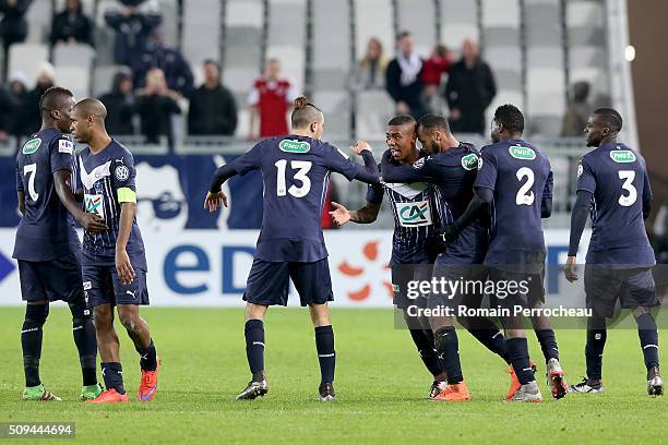 Abdou Traore, Diego Rolan, Haj Hassen Hazem, Malcolm Silva De Oliveira, Thomas Toure, Andre Biyogo Poko and Maxime Poundje for FC Girondins de...