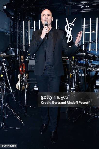 General Director of of Yves Saint Laurent, Stephan Bezy presents YSL Beauty launches the New Fragrance 'Black Opium Nuit Blanche' on February 10,...