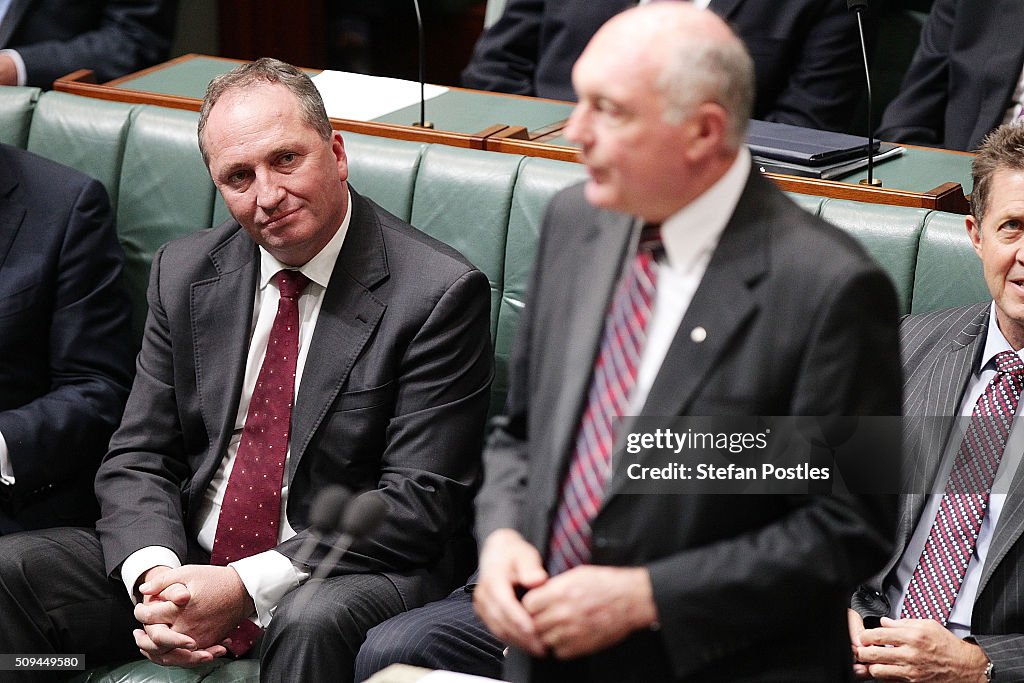 Parliament Sits As Warren Truss And Andrew Robb Announce Retirement From Politics