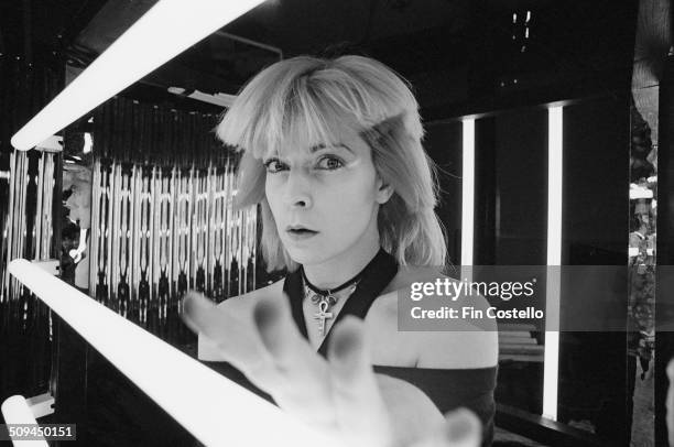 English singer Toyah Willcox of the band Toyah, in Battersea, London, July 1980.