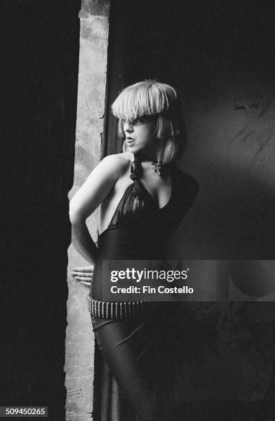 English singer Toyah Willcox of the band Toyah, in Battersea, London, July 1980.