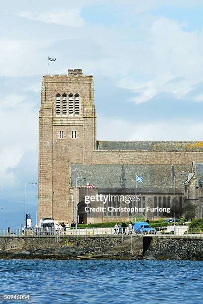 Oban Cathedral of St Columba where the funeral of Princess Diana's mother Frances Shand Kydd will be held on June 10, 2004 in Oban, Argyll & Bute,...