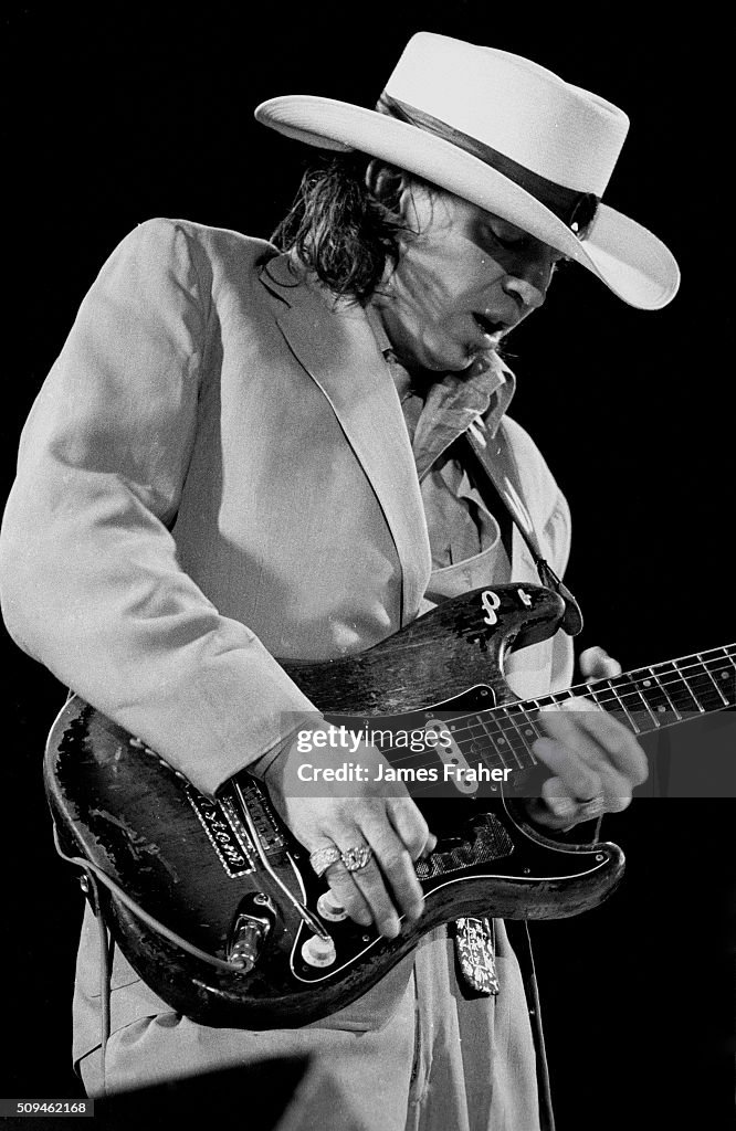 Stevie Ray Vaughan Performs In Chicago