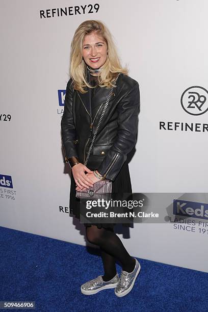 Co-founder at Wearable Experiments/event co-host Billie Whitehouse attends the Keds Centennial Celebration held at Center548 on February 10, 2016 in...