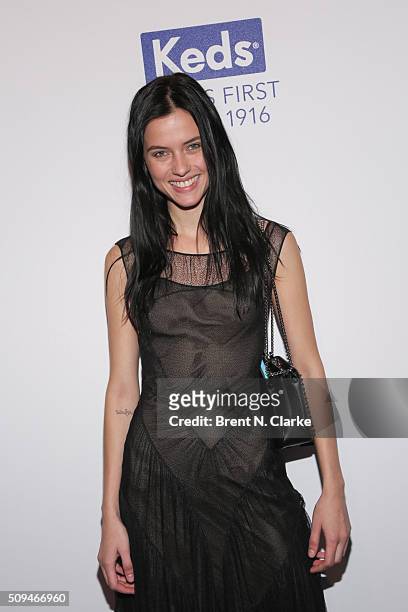 Model Isis Bataglia attends the Keds Centennial Celebration held at Center548 on February 10, 2016 in New York City.