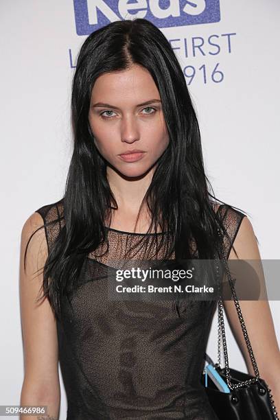 Model Isis Bataglia attends the Keds Centennial Celebration held at Center548 on February 10, 2016 in New York City.