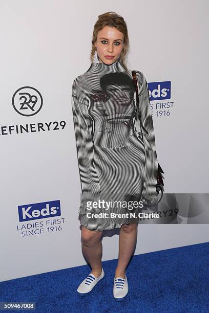 Actress/ Journalist Billie J D Porter attends the Keds Centennial Celebration held at Center548 on February 10, 2016 in New York City.