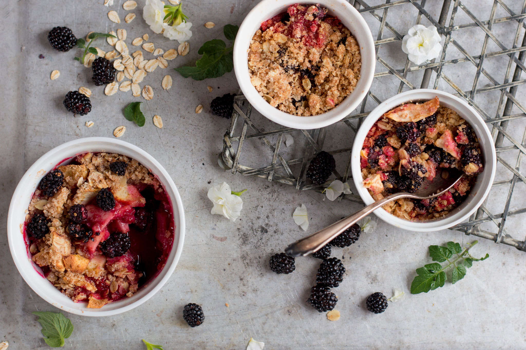 summer fruits baking