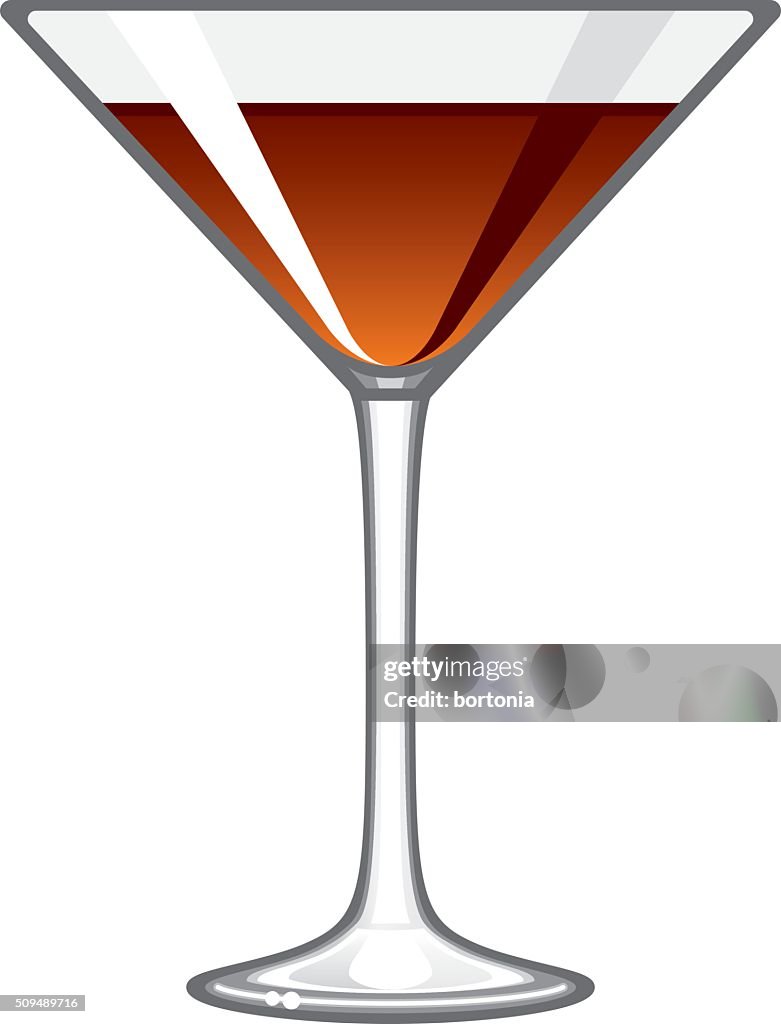 Classic Chocolate Martini Glass Icon