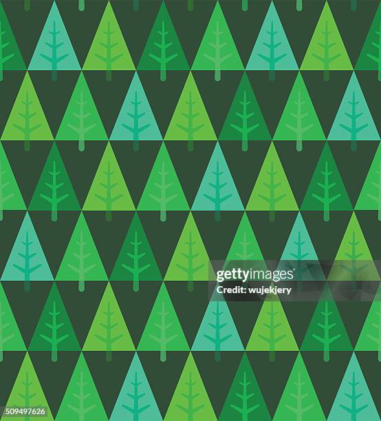 Seamless Pattern With Trees High-Res Vector Graphic - Getty Images