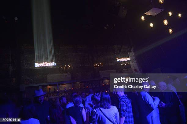 Atmosphere is seen at the Reed Smith GRAMMY Party at The Sayers Club on February 10, 2016 in Hollywood, California.