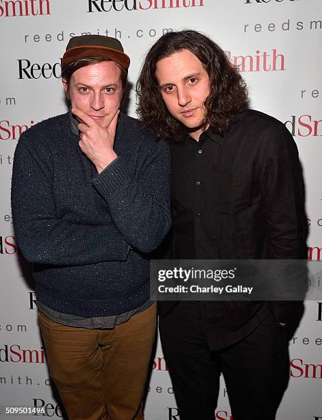 Jesse Clasen and Jacob Michael attend the Reed Smith GRAMMY Party at The Sayers Club on February 10, 2016 in Hollywood, California.