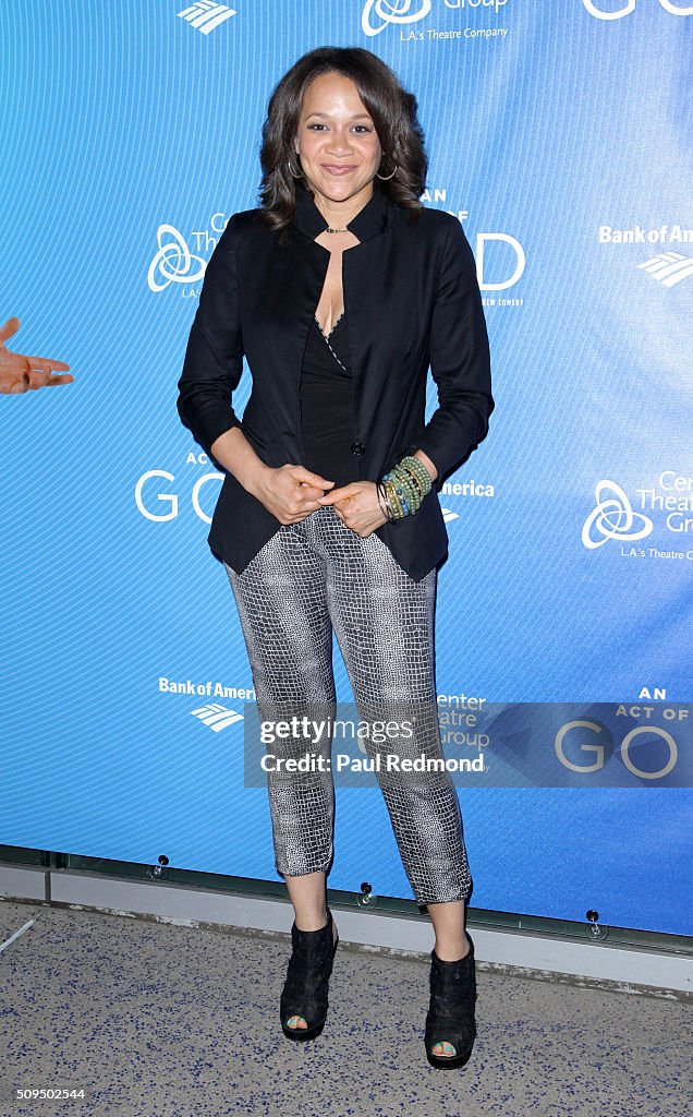 Actress Michole Briana White arrives at Opening Night of "An Act Of Actress Michole Briana White arrives at Opening Night of "An Act Of