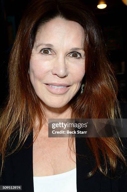 Actress/author Patti Davis attends book signing for her new book "The Earth Breaks In Colors" at Book Soup on February 10, 2016 in West Hollywood,...