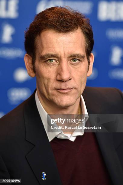 Clive Owen attends the International Jury press conference during the 66th Berlinale International Film Festival Berlin at Grand Hyatt Hotel on...