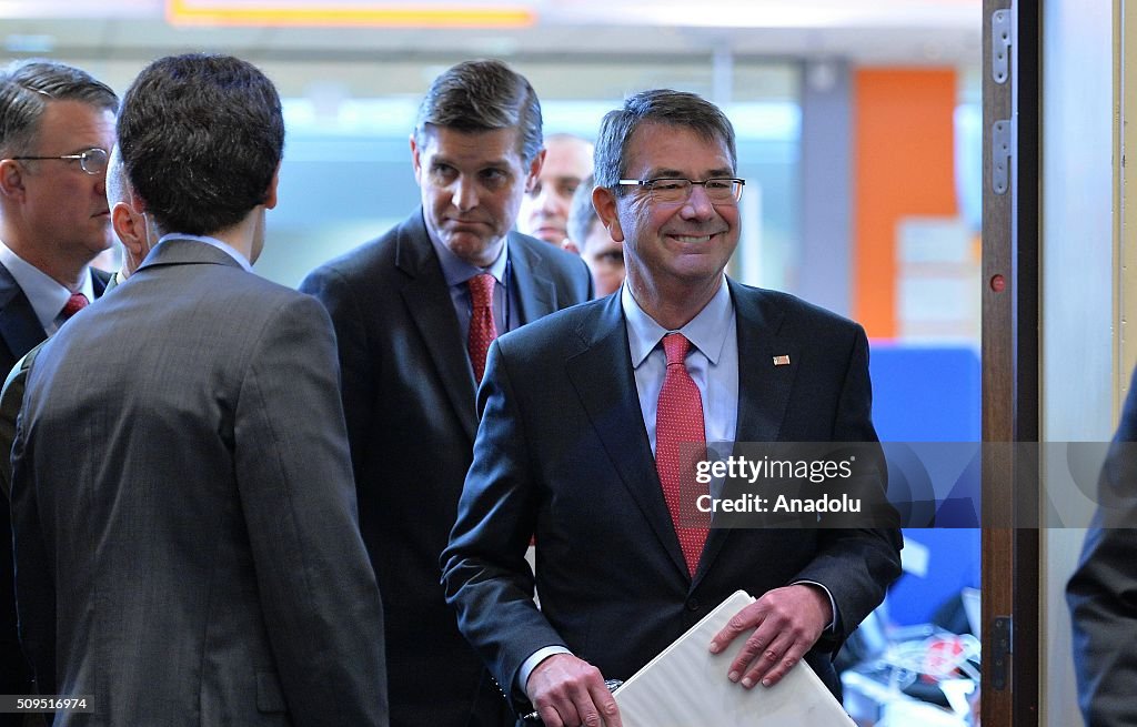 US Secretary of Defense, Carter's press conference within NATO Meeting in Brussels
