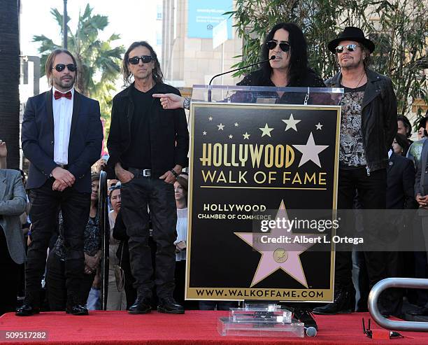 Mana Honored With Star On The Hollywood Walk Of Fame held on February 10, 2016 in Hollywood, California.