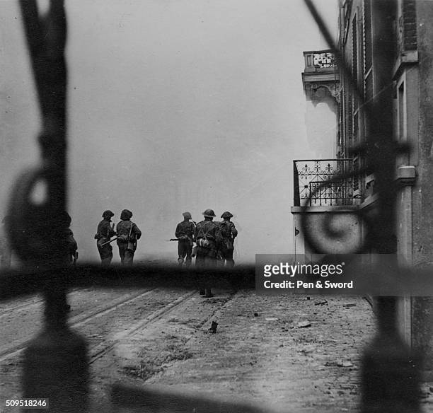 British soldiers in Arnhem, France.