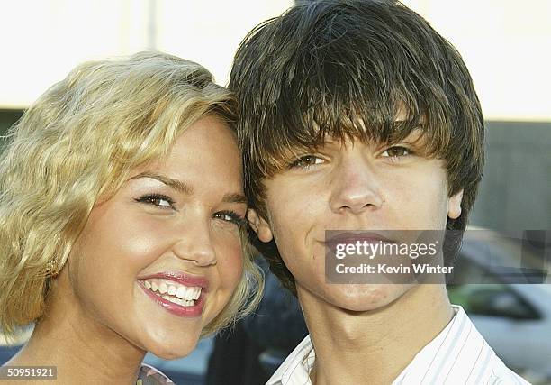 Actress Arielle Kebbel and brother Christian attend the premiere of the MGM film "De-Lovely" at the Academy of Motion Pictures Arts and Sciences June...