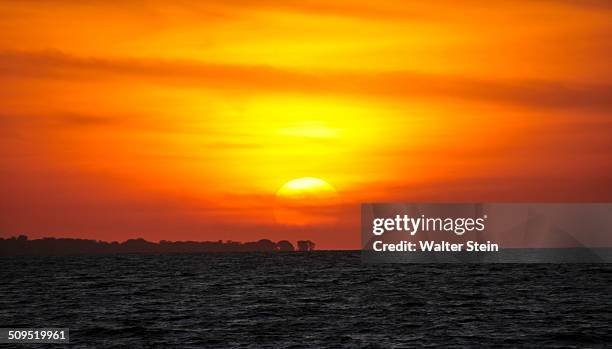 sunset at lake victoria - lake victoria stock pictures, royalty-free photos & images