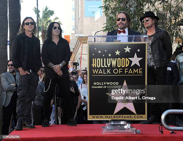 Mana Honored With Star On The Hollywood Walk Of Fame held on February 10, 2016 in Hollywood, California.