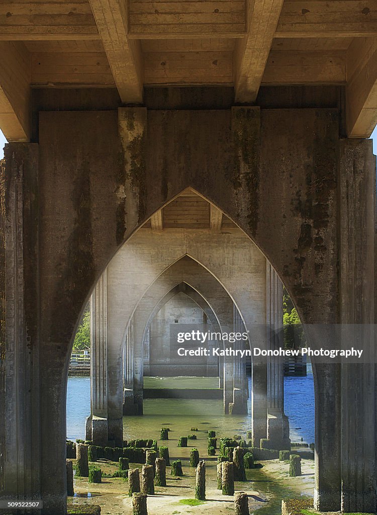 Bridge over Siuslaw River Oregon