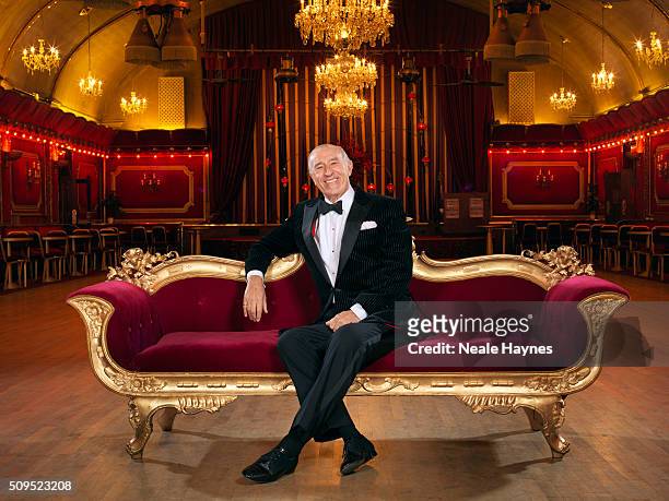Professional ballroom dancer, dance judge, and coach Len Goodman is photographed for the Daily Mail on November 9, 2015 in London, England.