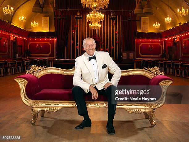 Professional ballroom dancer, dance judge, and coach Len Goodman is photographed for the Daily Mail on November 9, 2015 in London, England.