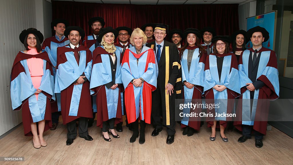 The Duchess Of Cornwall Is Awarded An Honourary Doctorate By The University Of Southampton