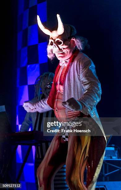 Randy Rose of the American band The Residents performs live during a concert at the Columbia Theater on February 8, 2016 in Berlin, Germany.