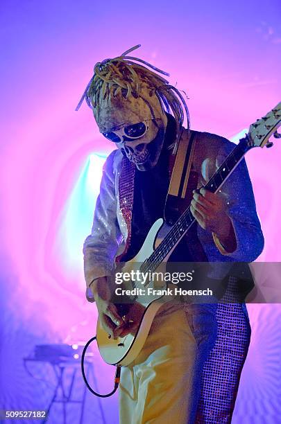 Bob of the American band The Residents performs live during a concert at the Columbia Theater on February 8, 2016 in Berlin, Germany.