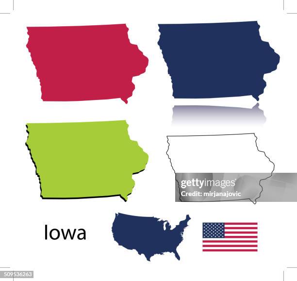 Red Iowa State Rectangular Shape 125 Iowa State Shape Stock Photos, High-Res Pictures, and Images ...