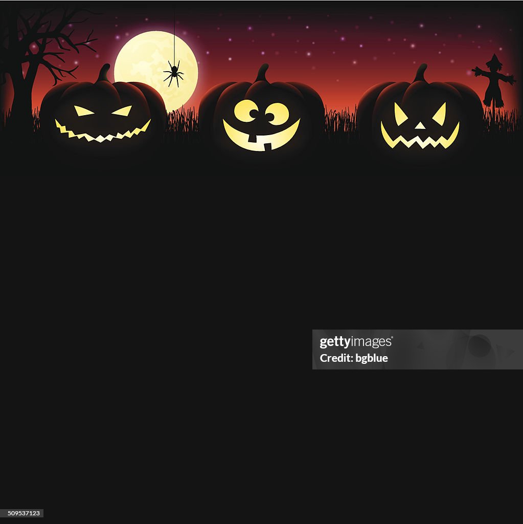 Halloween pumpkin Background