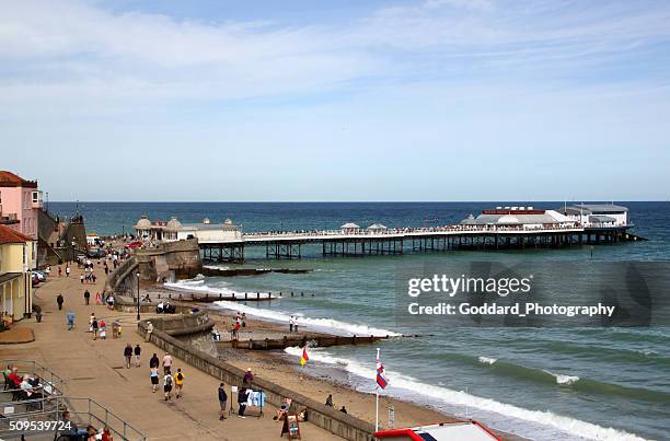 england: cromer pier - cromer stock pictures, royalty-free photos & images