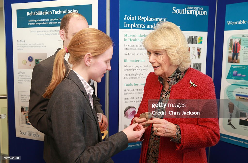 The Duchess Of Cornwall Is Awarded An Honourary Doctorate By The University Of Southampton