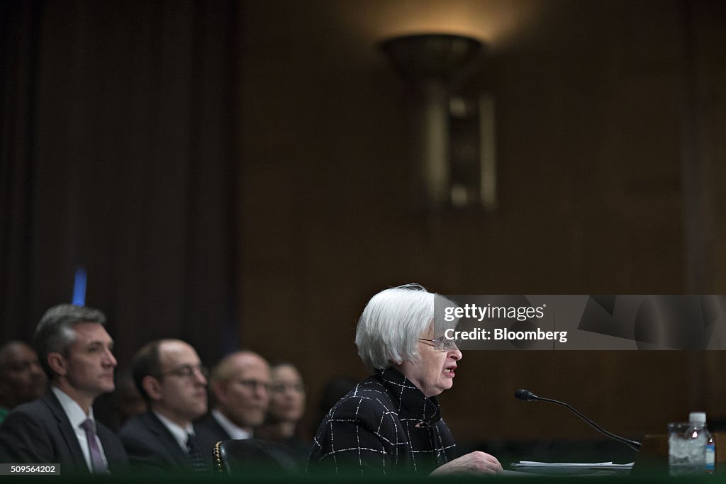 Federal Reserve Chair Janet Yellen Semiannual Monetary Policy Report To The Senate Banking Committee