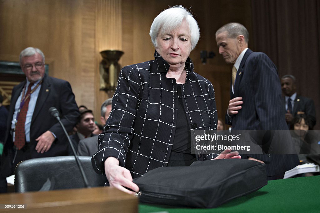 Federal Reserve Chair Janet Yellen Semiannual Monetary Policy Report To The Senate Banking Committee