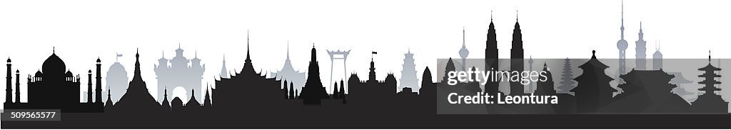 Asian Monuments (Complete, Detailed, Moveable Buildings)