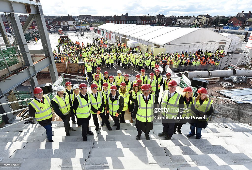 Liverpool FC Topping Out Ceremony