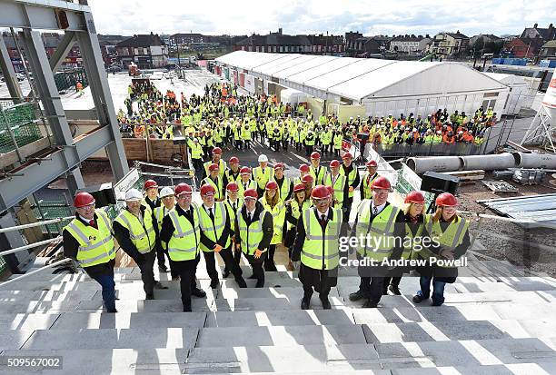 Ex players Jamie Carragher, Alan Kennedy, Ian Rush, John Barnes, Ian Callaghan, Robbie Fowler, Kenny Dalglish, Roger Hunt and Ian St John along with...